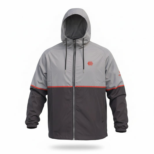Empire Atlas Windbreaker Gray front