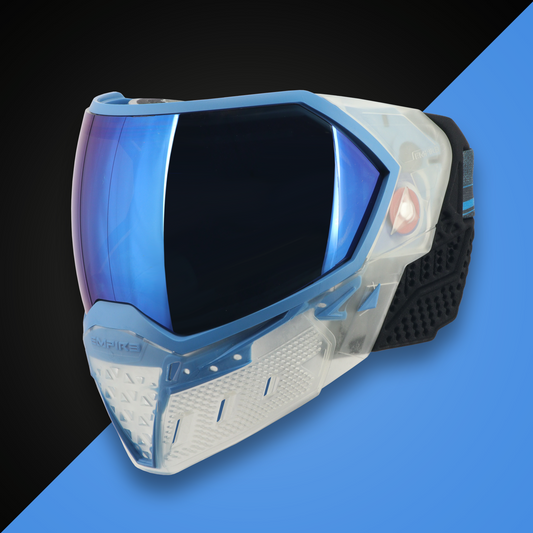 EVS Crystal SE Clear/Blue w/ Blue Mirror Lens
