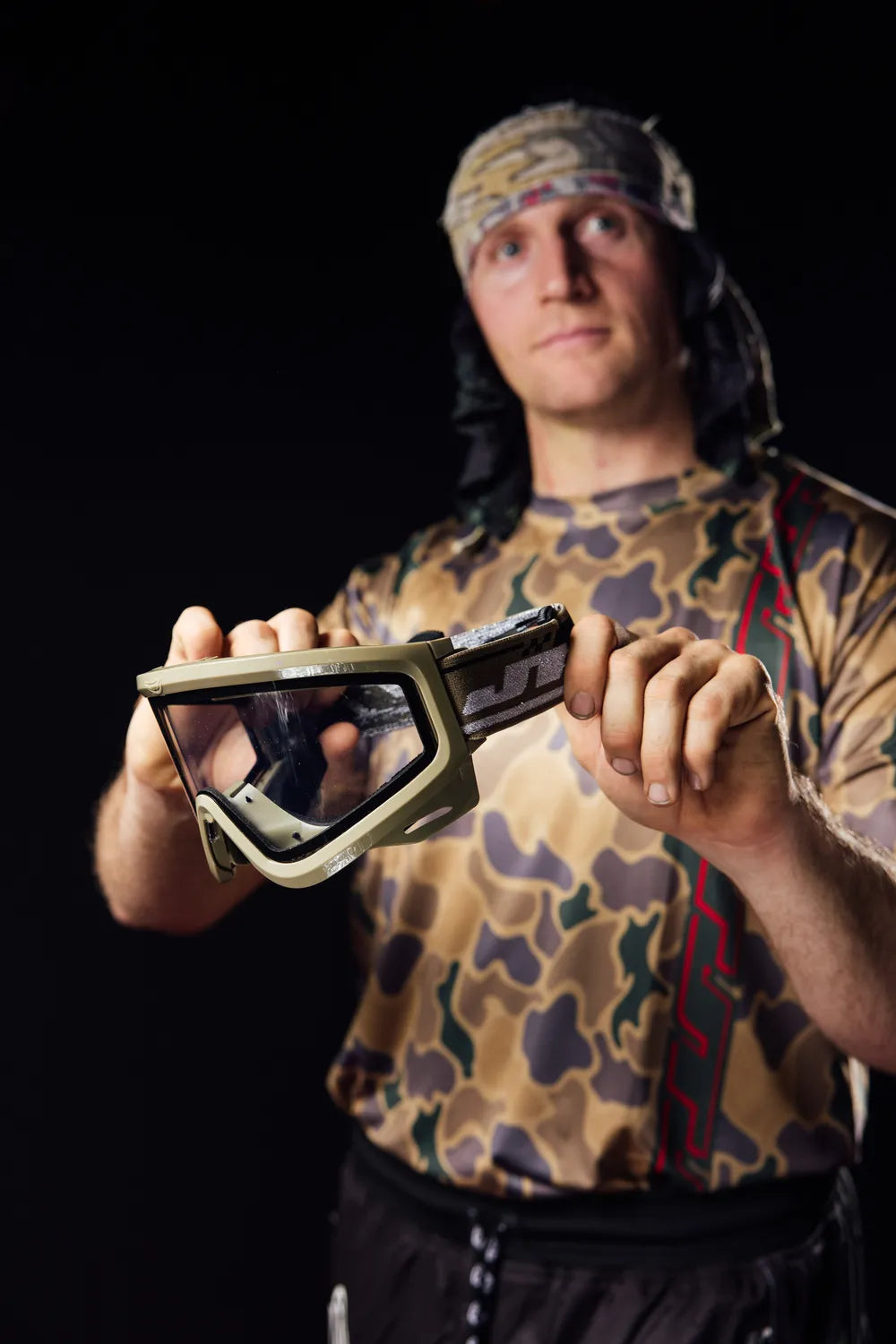 JT QLS - Olive w Clear Lens and Strap