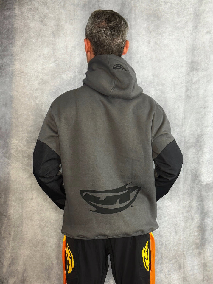 Grind Hoodie Gray Back