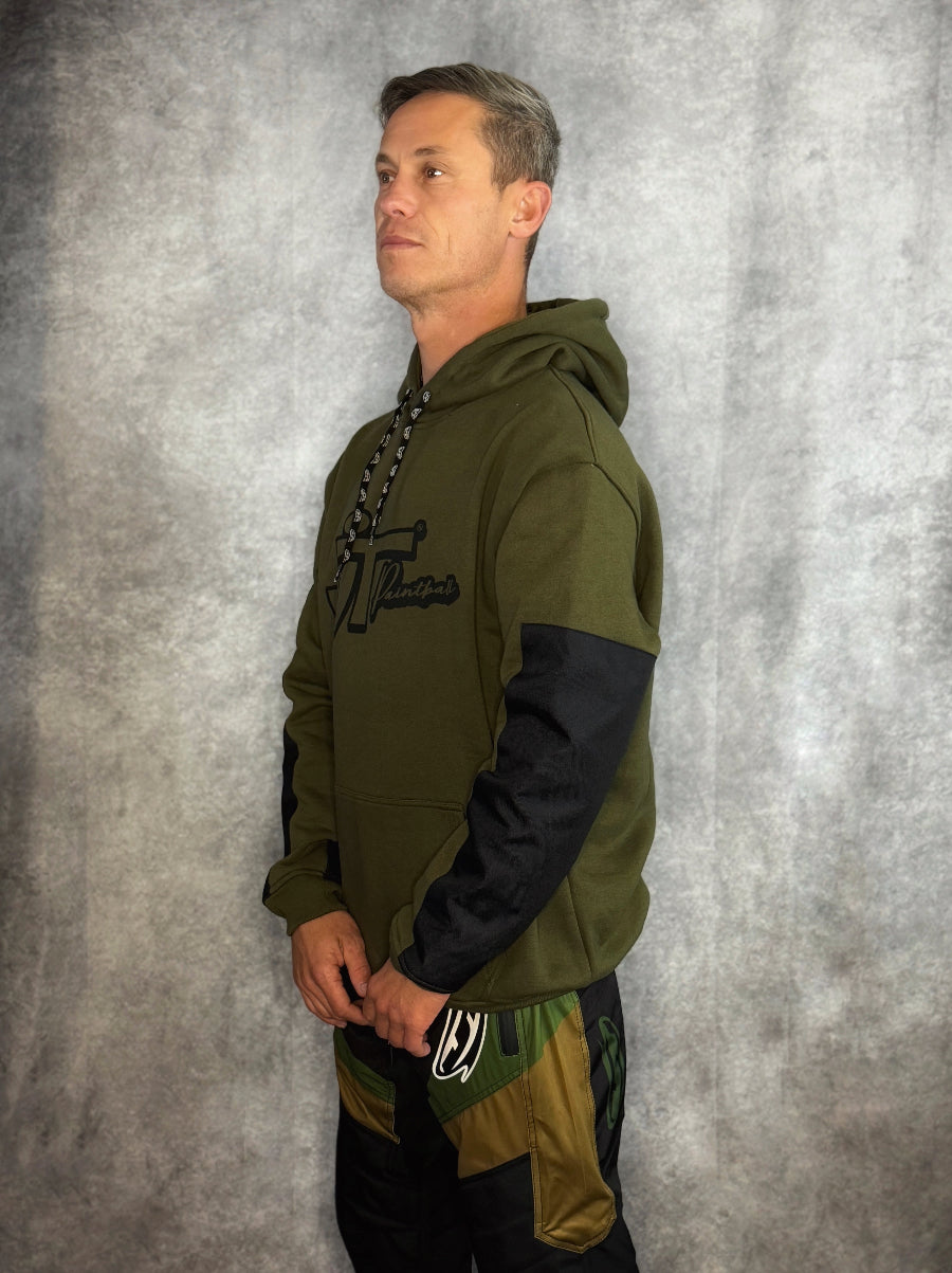 Grind Hoodie Green Side