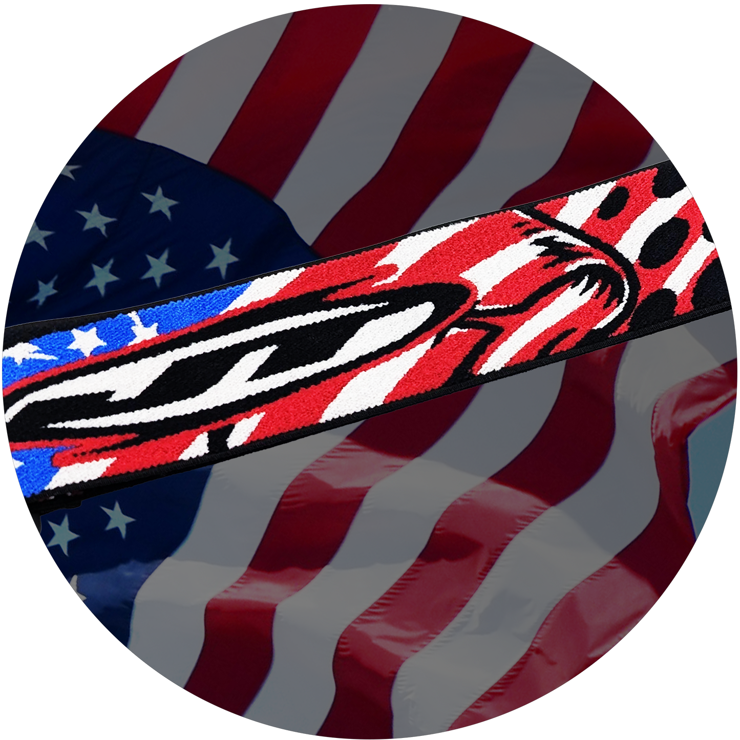 JT Woven Goggle Strap - June - Flag Day