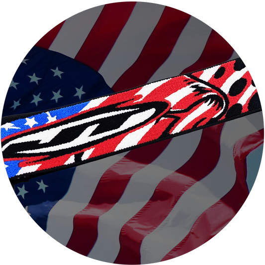 JT Woven Goggle Strap - June - Flag Day