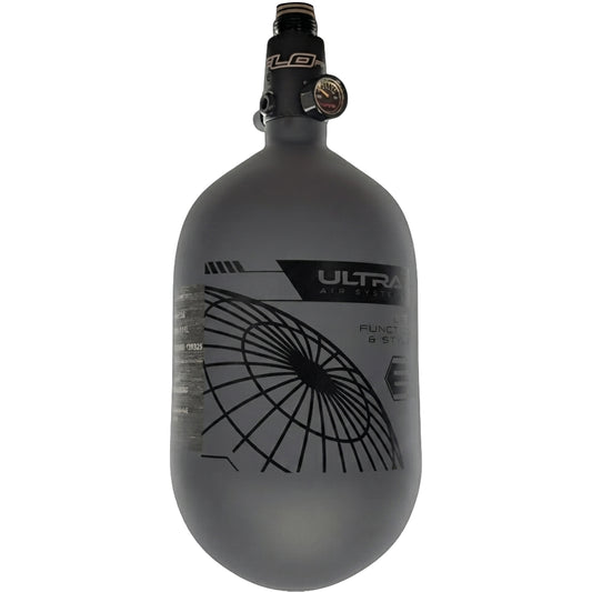 Empire Ultra Light Tank With FLO PRO - 68ci - Gray Tank with Black Logo