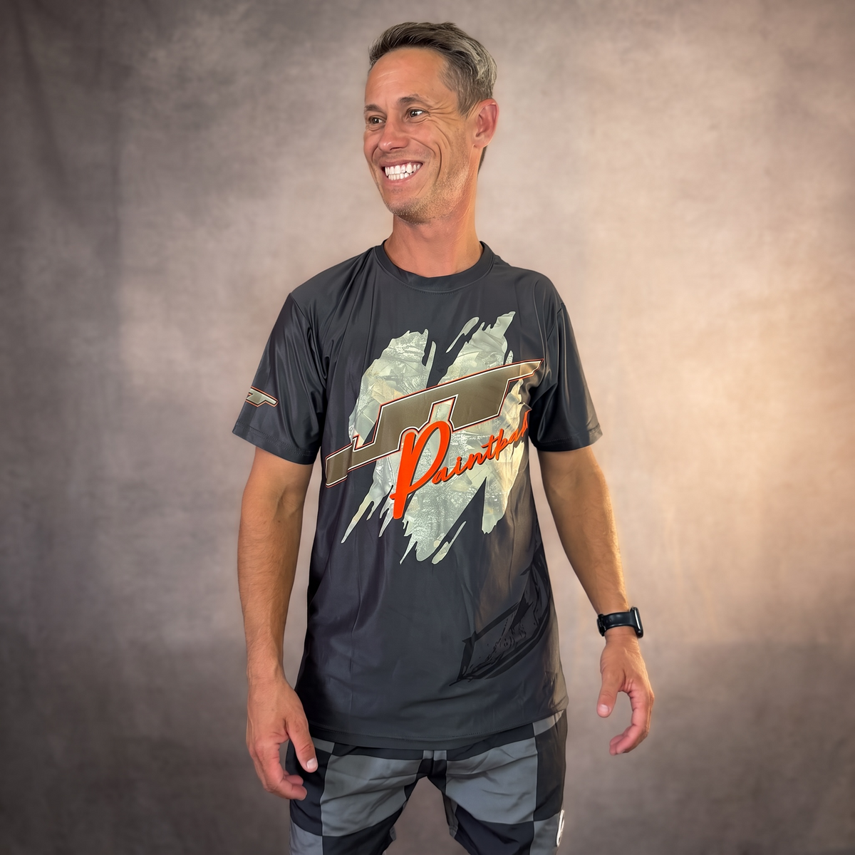 JT Stretchy Soft T Shirt  - Breakthrough  - Black