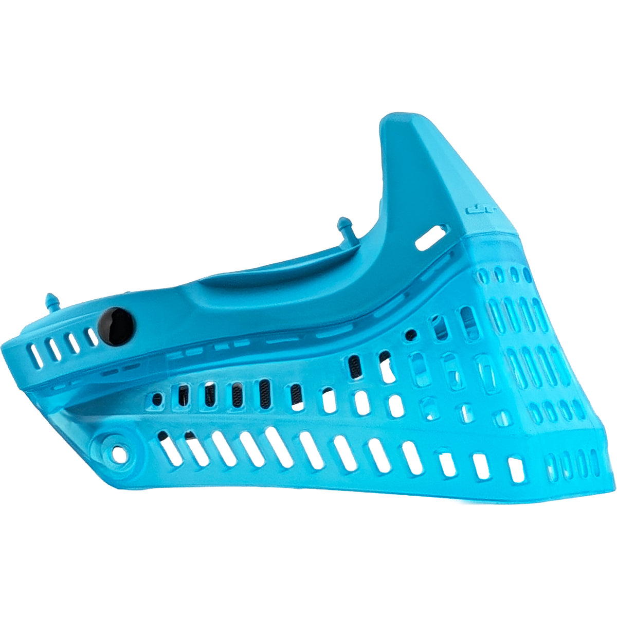 JT Proflex Nose and Skirt - Turquoise ICE Skirt w/ Std Chin Strap