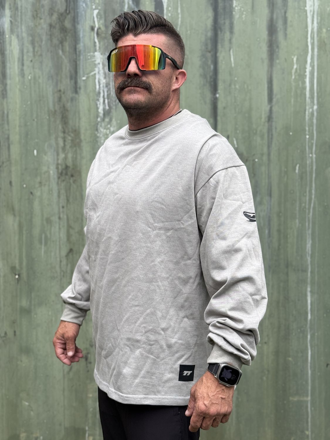 Paintball Grey - Thomas Taylor Elite Collection - Heavyweight Long Sleeve