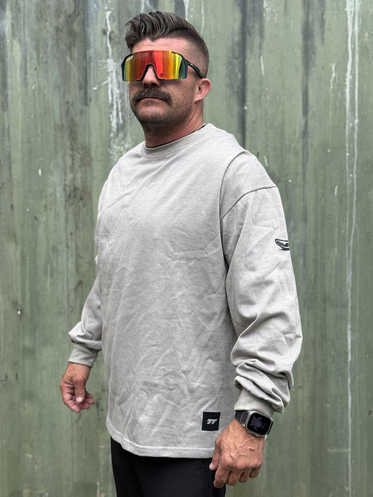 Paintball Grey - Thomas Taylor Elite Collection - Heavyweight Long Sleeve