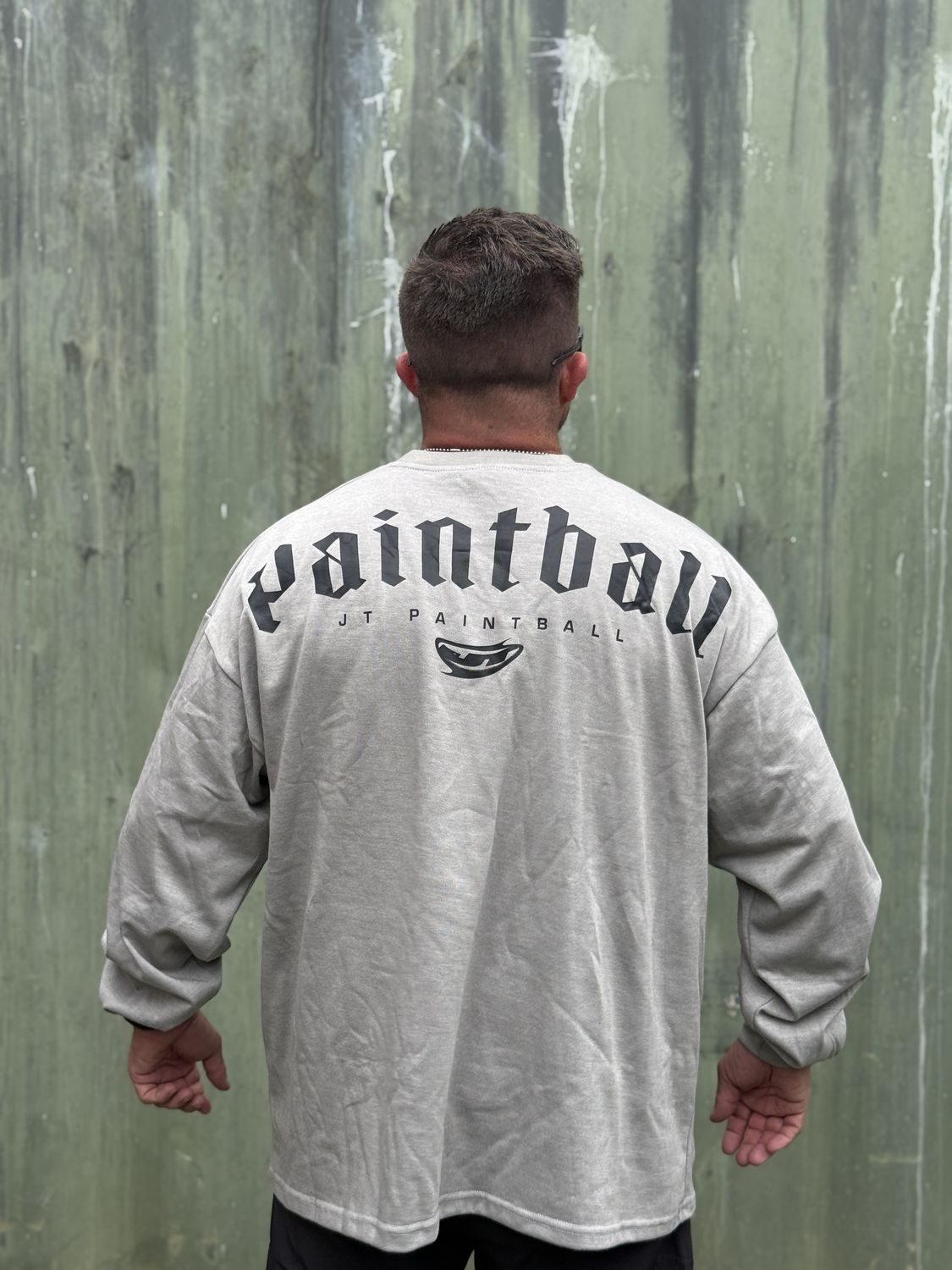 Paintball Grey - Thomas Taylor Elite Collection - Heavyweight Long Sleeve