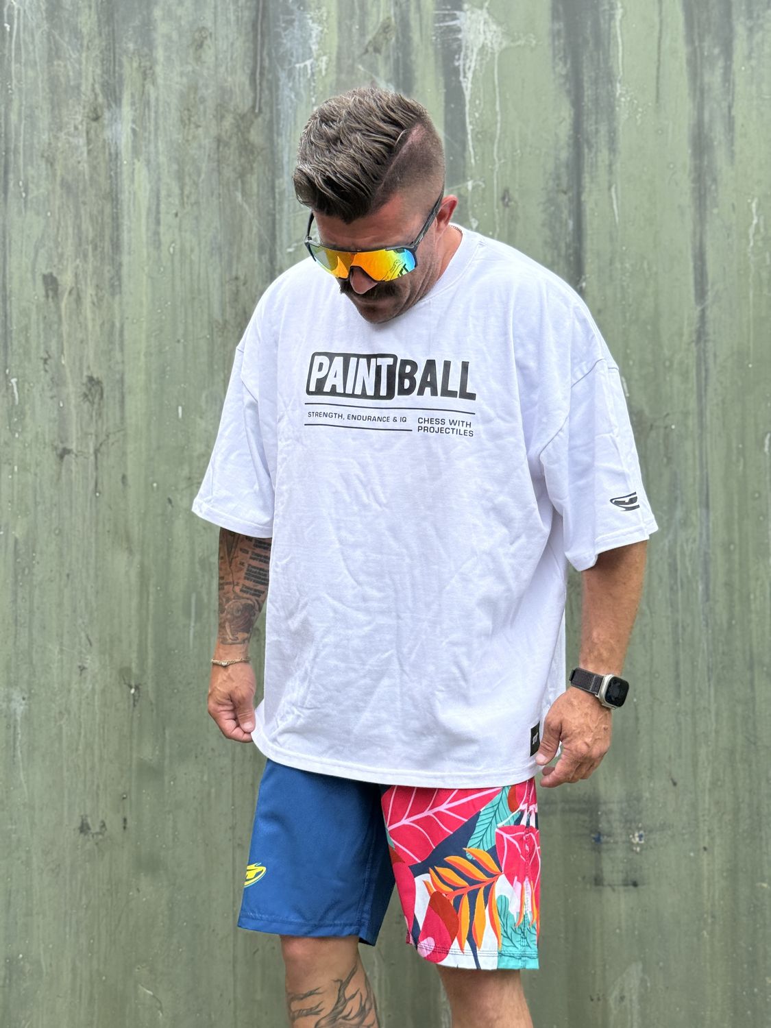 Chess White - Thomas Taylor Elite Collection - Heavyweight Short Sleeve