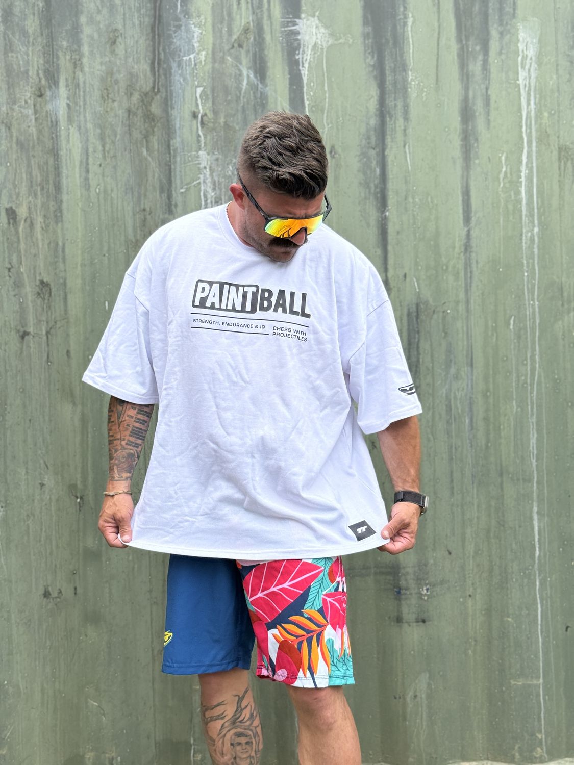 Chess White - Thomas Taylor Elite Collection - Heavyweight Short Sleeve