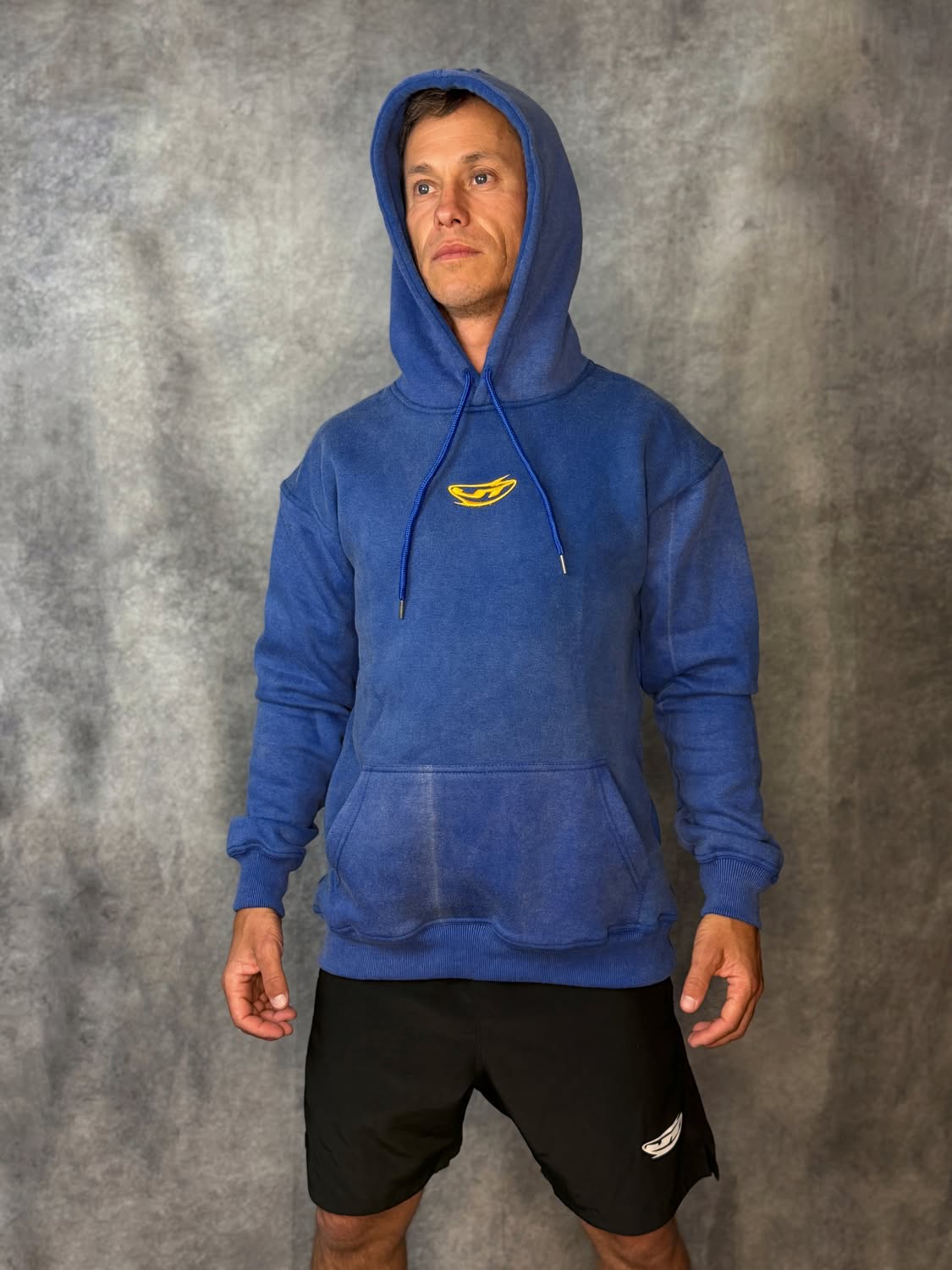 JT Pull Over Hoodie - Stonewash - Crush Blue