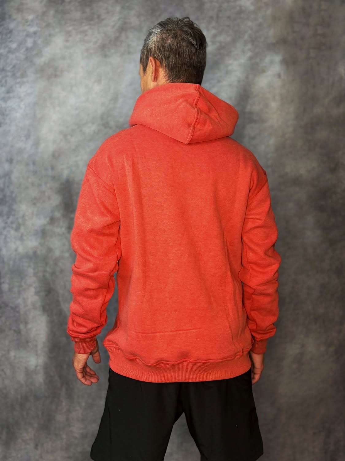 Empire Pull Over Hoodie - Stonewash - Red