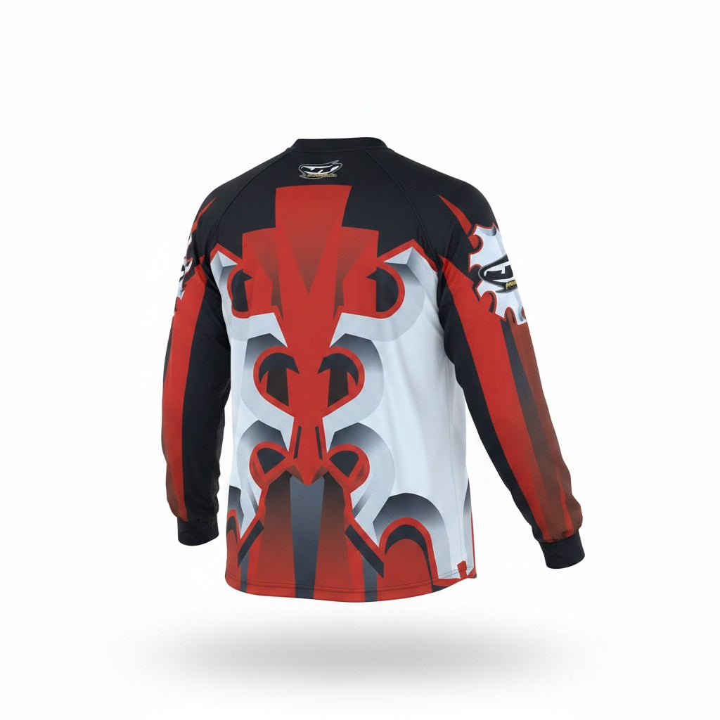 JT OC Jersey - Spikes - Sawblades - Red