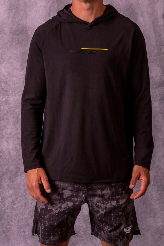 JT Venture Light Breeze Hoodie - Raven - Grey