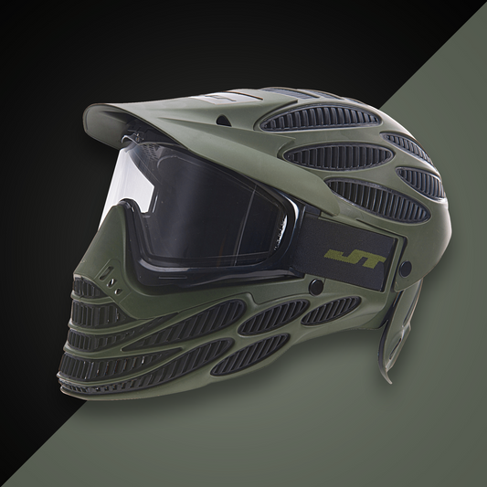 JT Flex 8 - Olive - Full Cover Paintball Mask