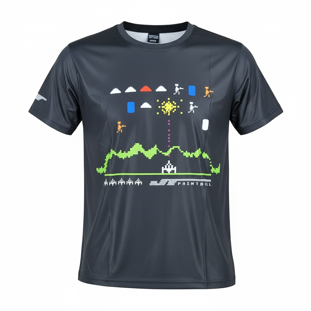 JT Stretchy Soft T Shirt  - Gamer Series - Invader