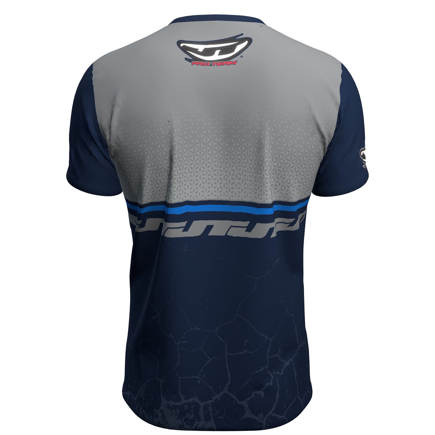 JT Stretchy Soft T Shirt  - Team Aftershock Blue/Grey