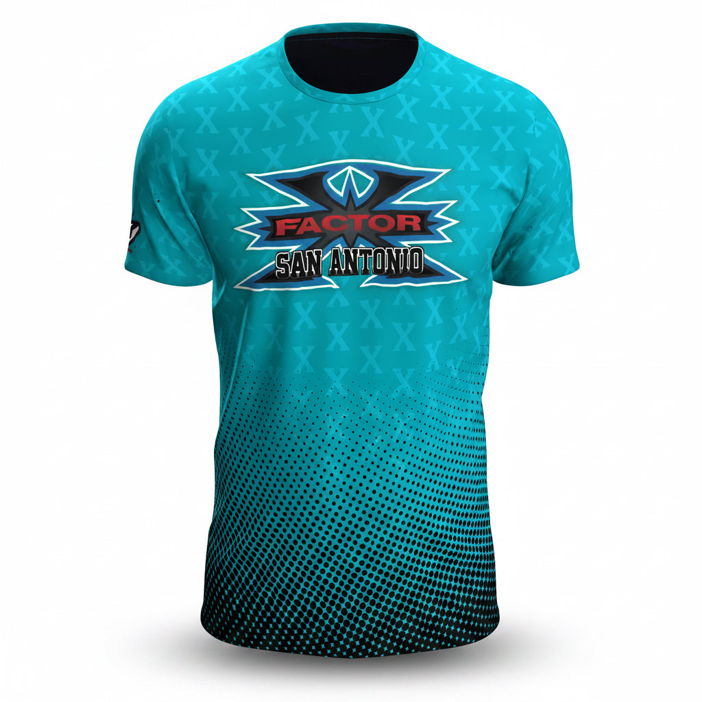 JT Stretchy Soft T Shirt  - X-Factor Teal / Black