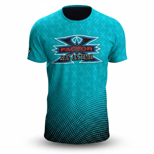 JT Stretchy Soft T Shirt  - X-Factor Teal / Black