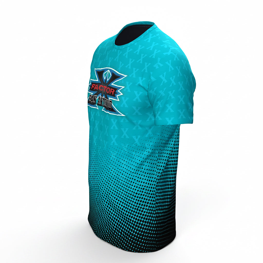 JT Stretchy Soft T Shirt  - X-Factor Teal / Black