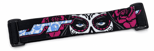 JT Woven Goggle Strap - May - La Catrina
