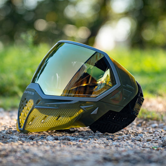 EVS Crystal Clear / Olive ICE - Gold Mirror Lens