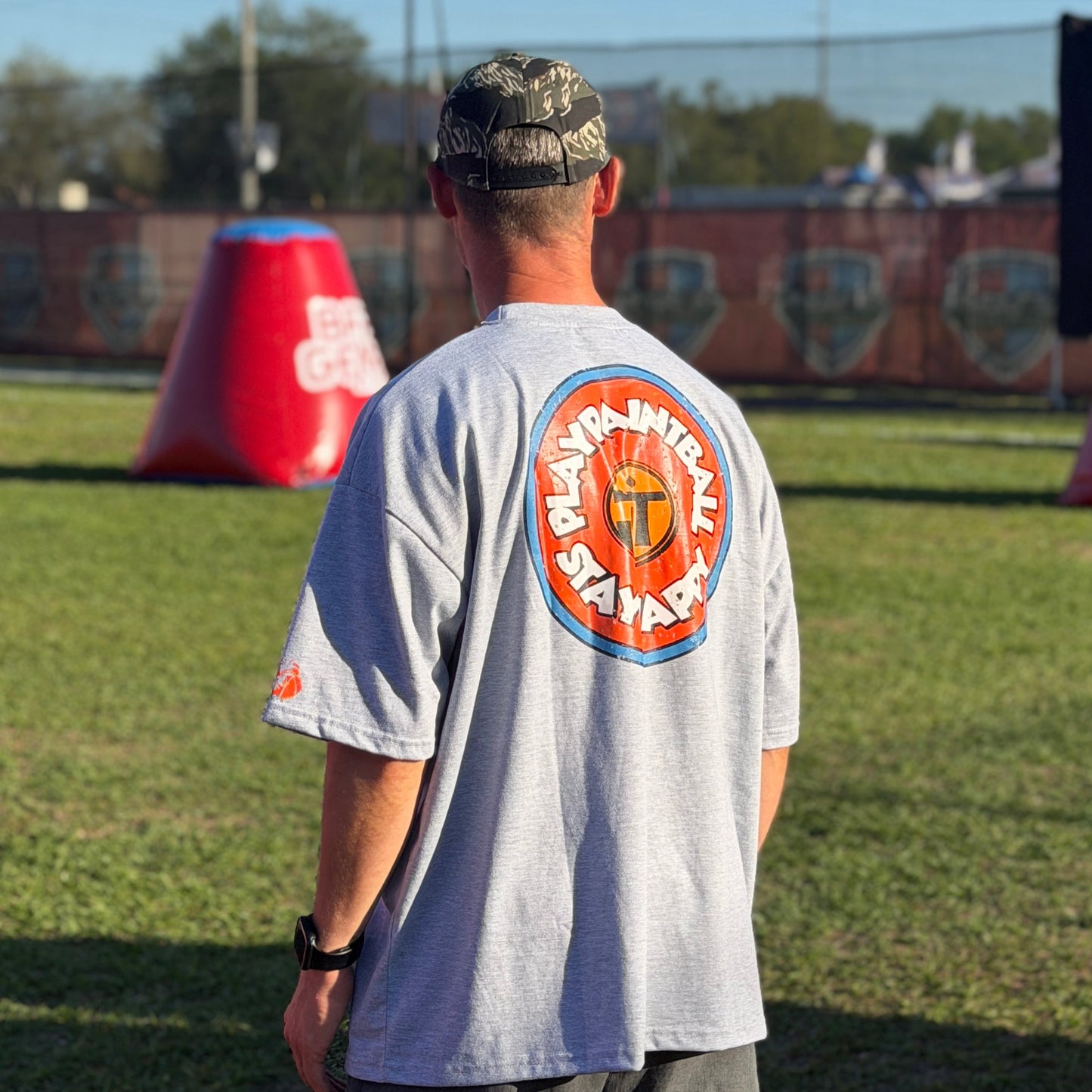 Stay Happy - Ryan Greenspan Elite Collection - Heavyweight Short Sleeve - Light Gray