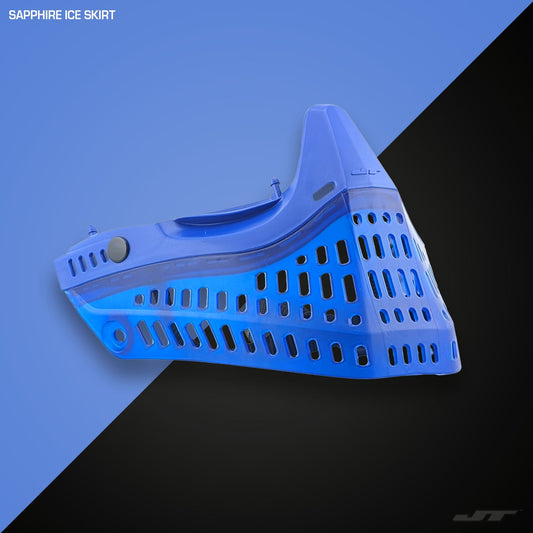 JT Proflex Nose and Skirt - Sapphire Ice Skirt w/ Std chin strap