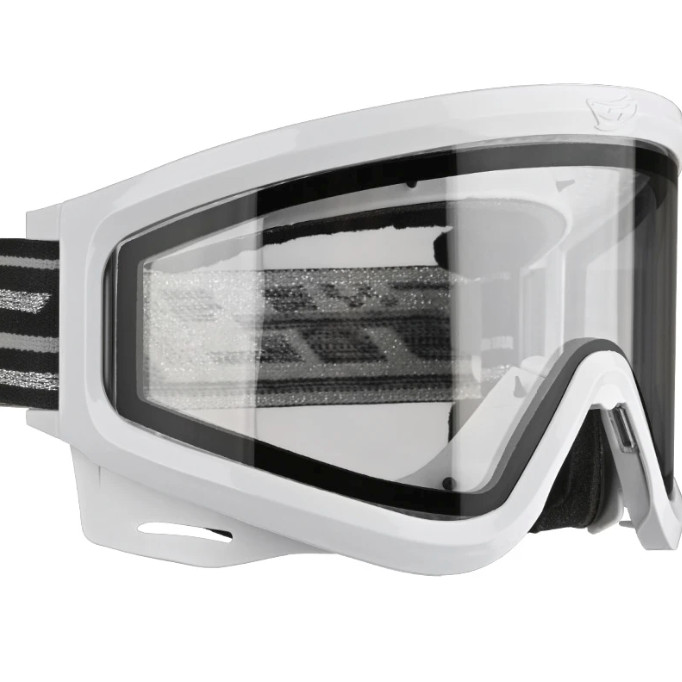 JT QLS - White w Clear Lens and Strap