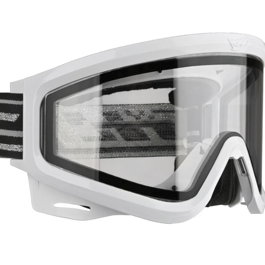 JT QLS - White w Clear Lens and Strap
