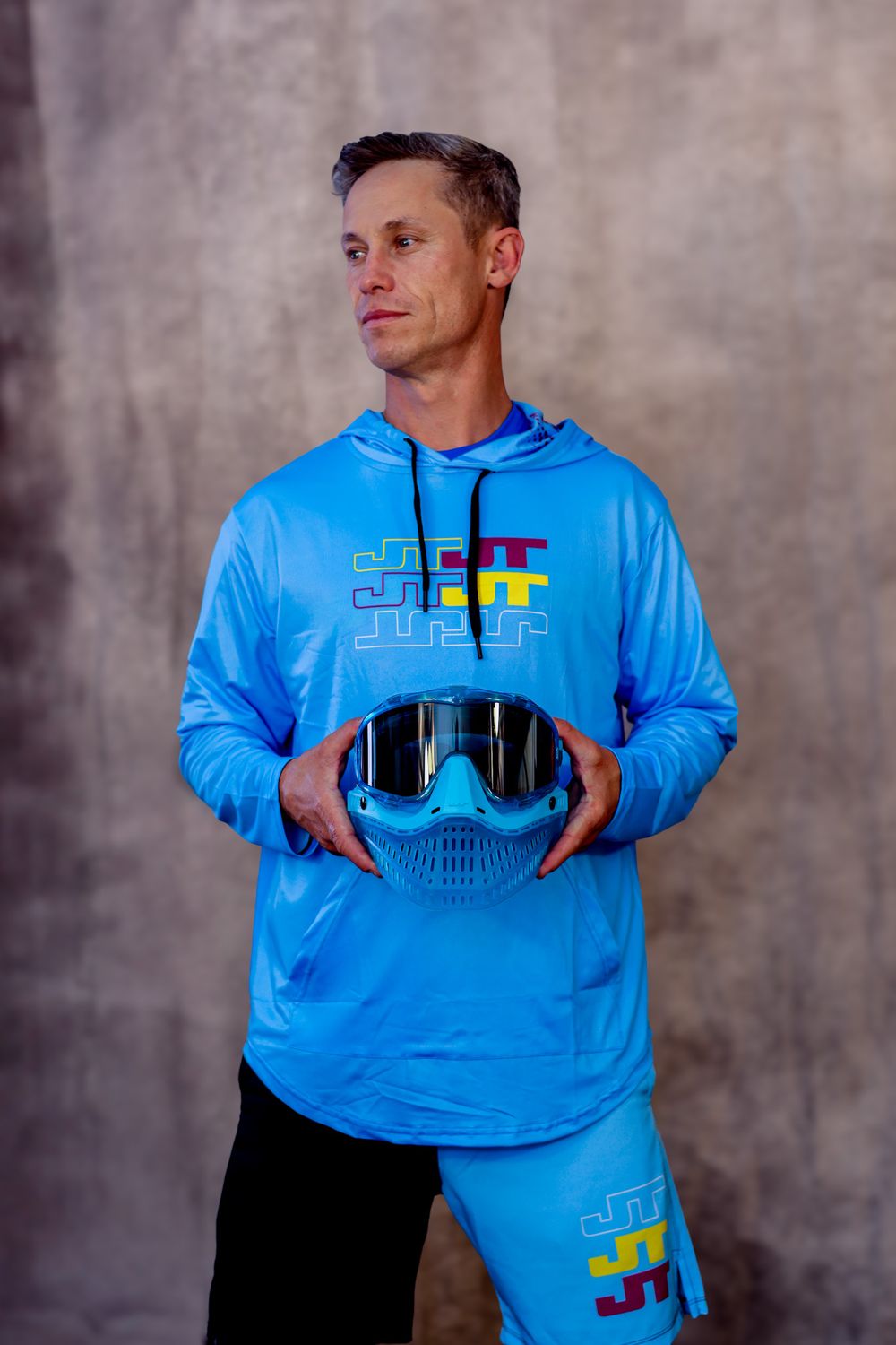 JT Proflex LE ICE Birthstone - Turquoise w/ Standard Chin Strap