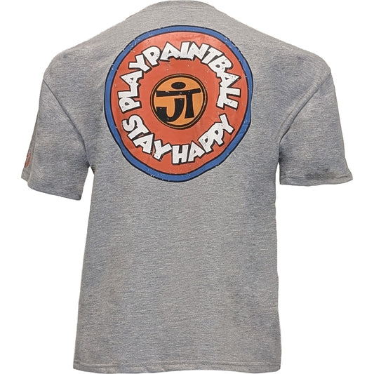 Stay Happy - Ryan Greenspan Elite Collection - Heavyweight Short Sleeve - Light Gray