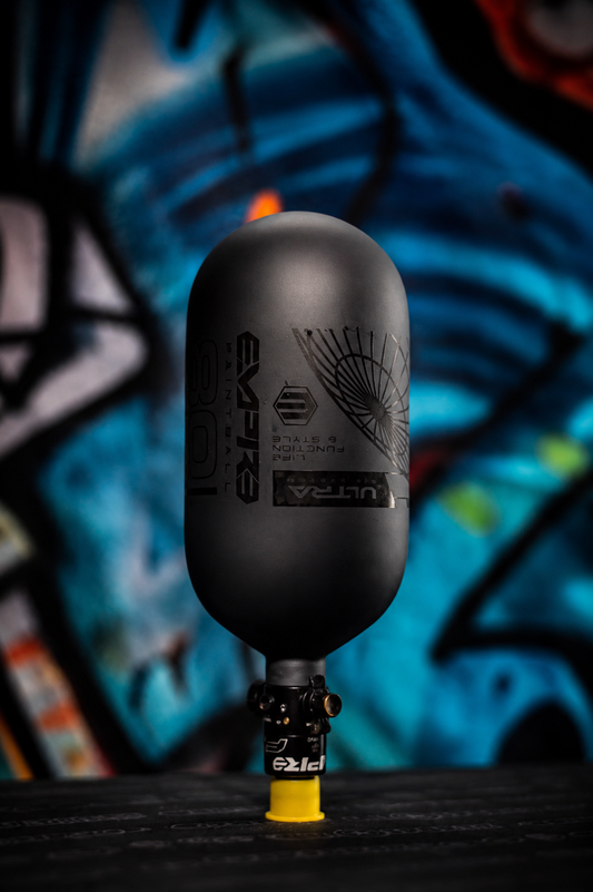Empire Ultra Light Tank With FLO PRO - 80ci - Gray with Black Logo