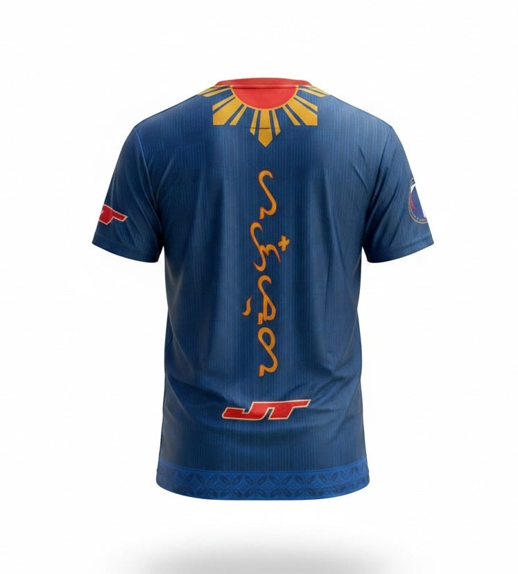JT Stretchy Soft T Shirt  - Team Philippines Navy Blue