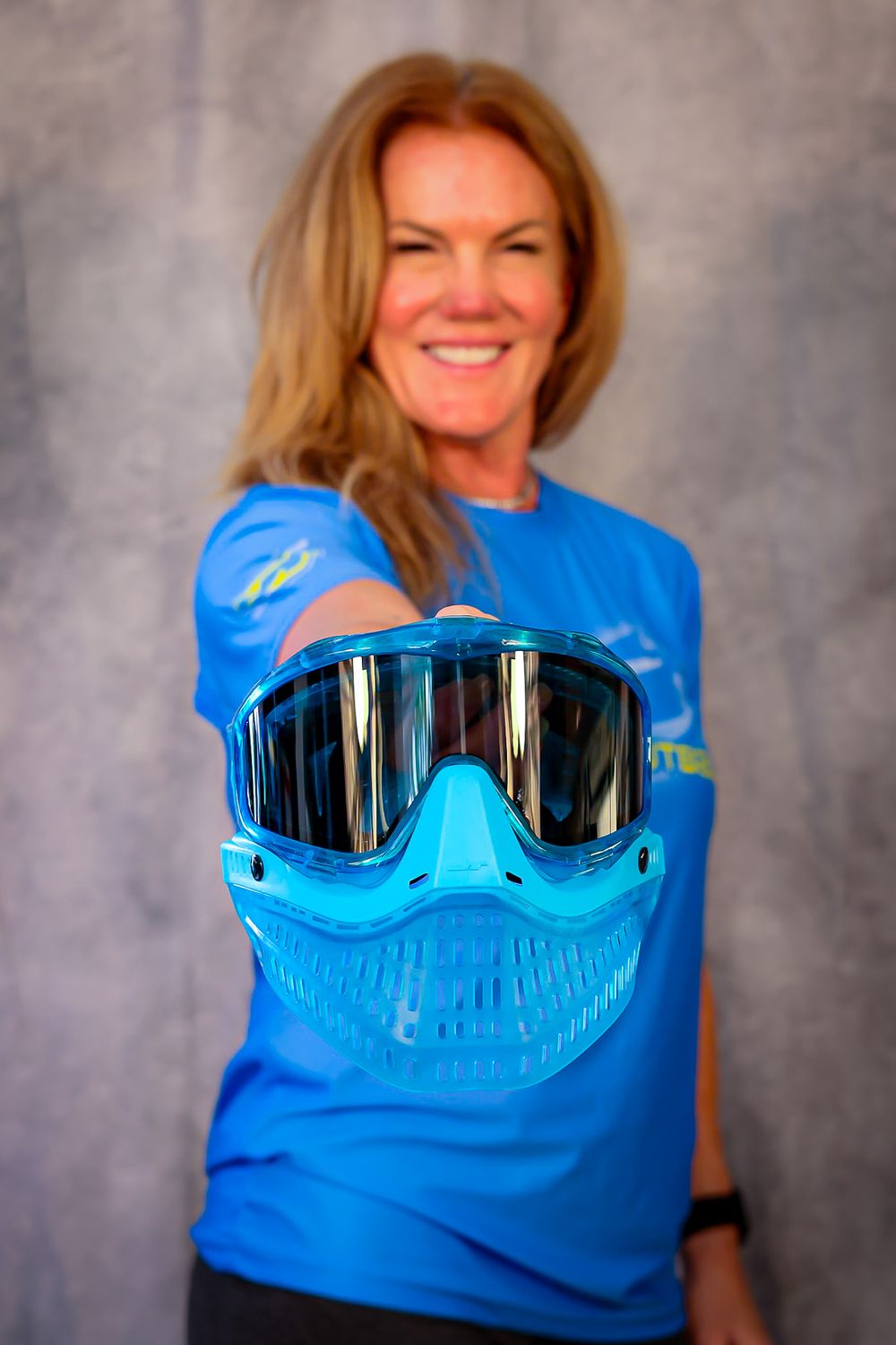 JT Proflex LE ICE Birthstone - Turquoise w/ Standard Chin Strap