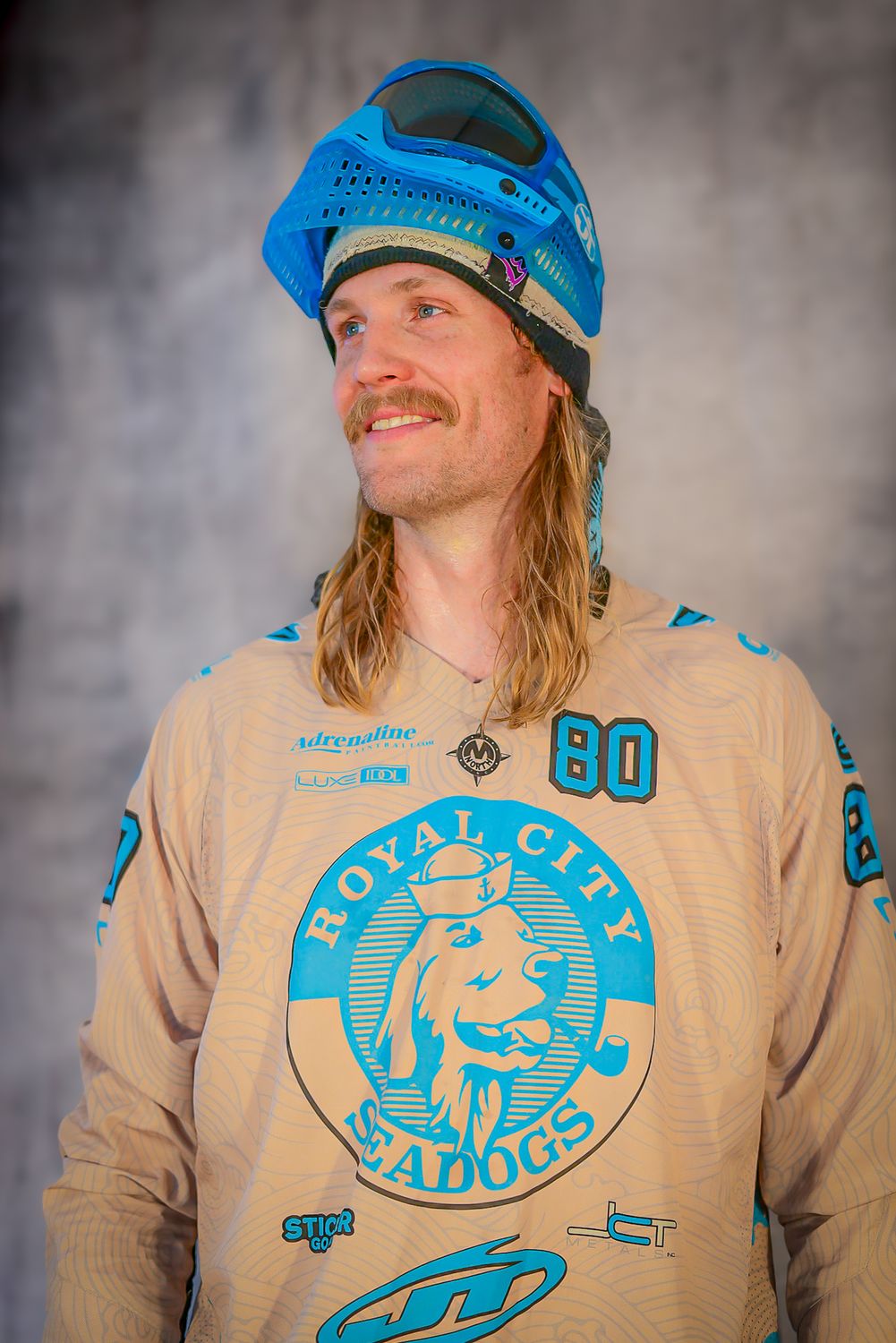 JT Proflex LE ICE Birthstone - Turquoise w/ Standard Chin Strap