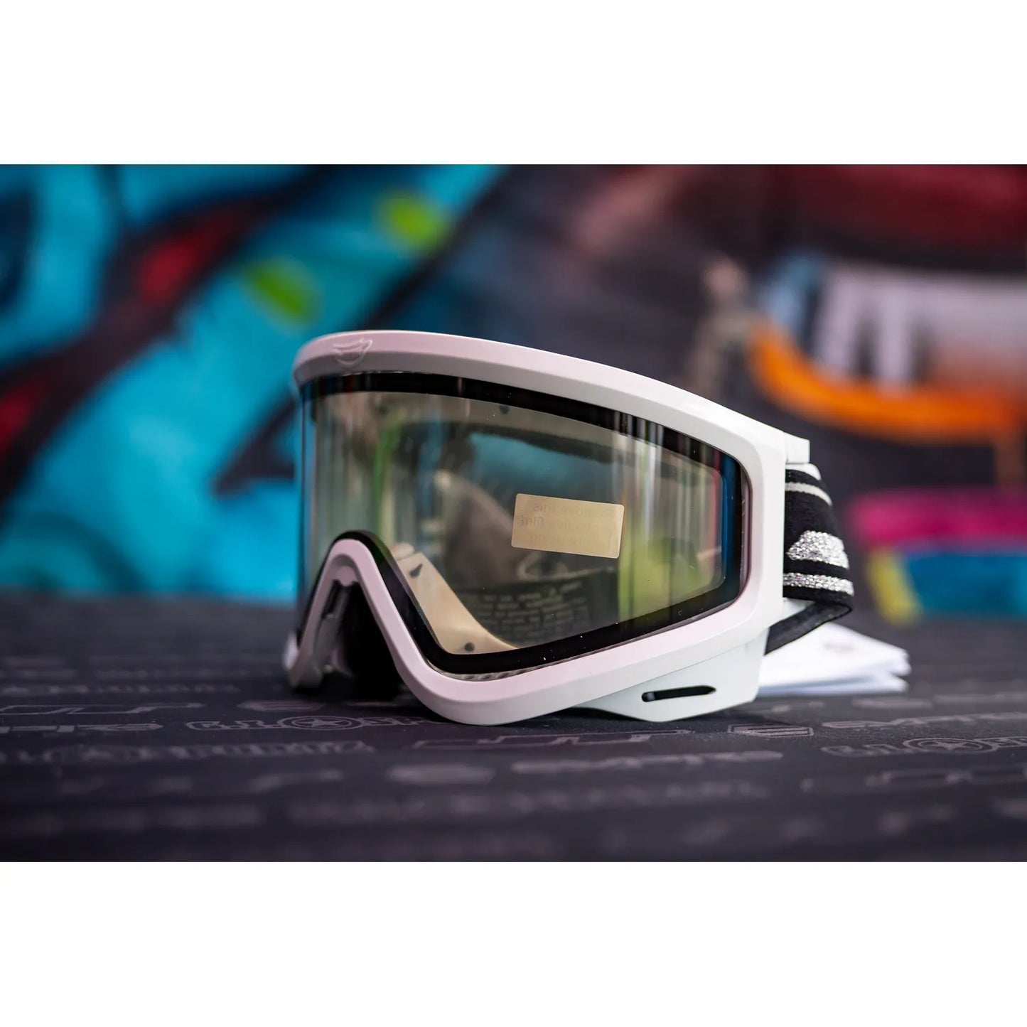 JT QLS - White w Clear Lens and Strap