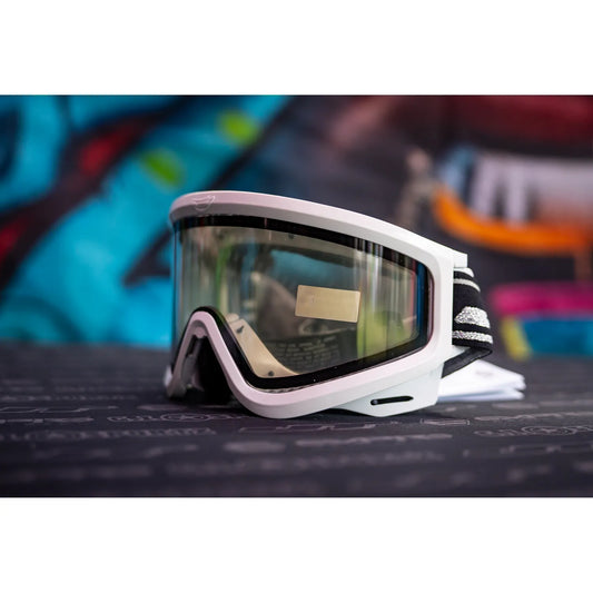 JT QLS - White w Clear Lens and Strap
