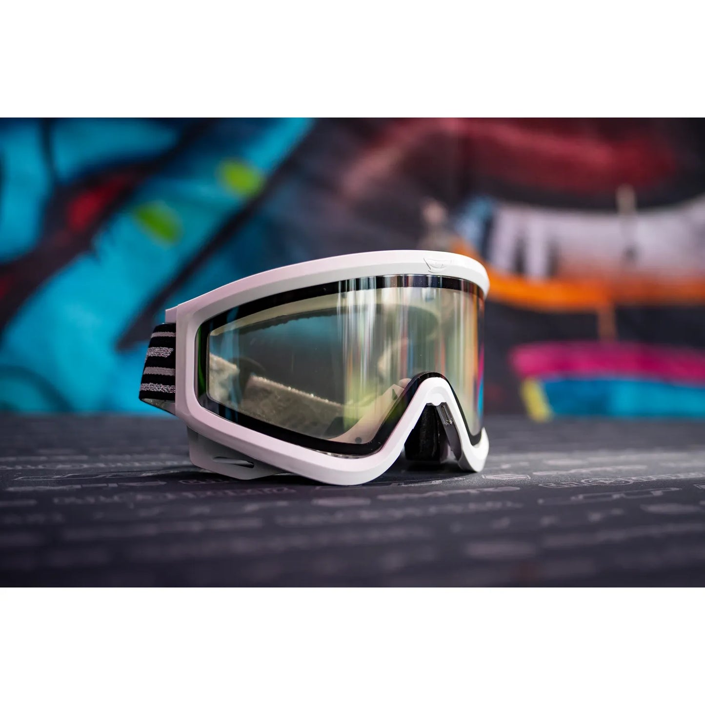 JT QLS - White w Clear Lens and Strap
