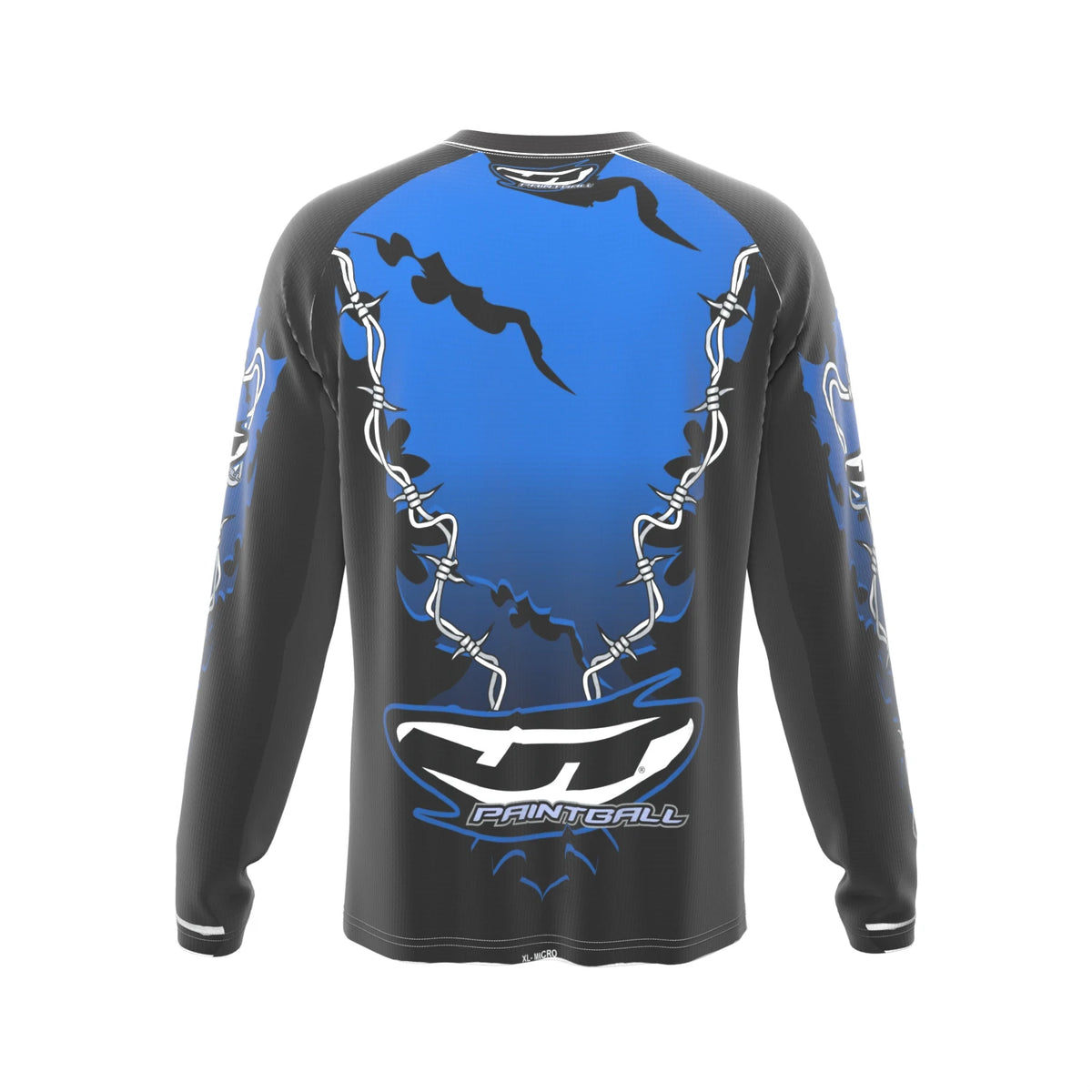 JT OC Jersey Barbwire Semi Blue — back