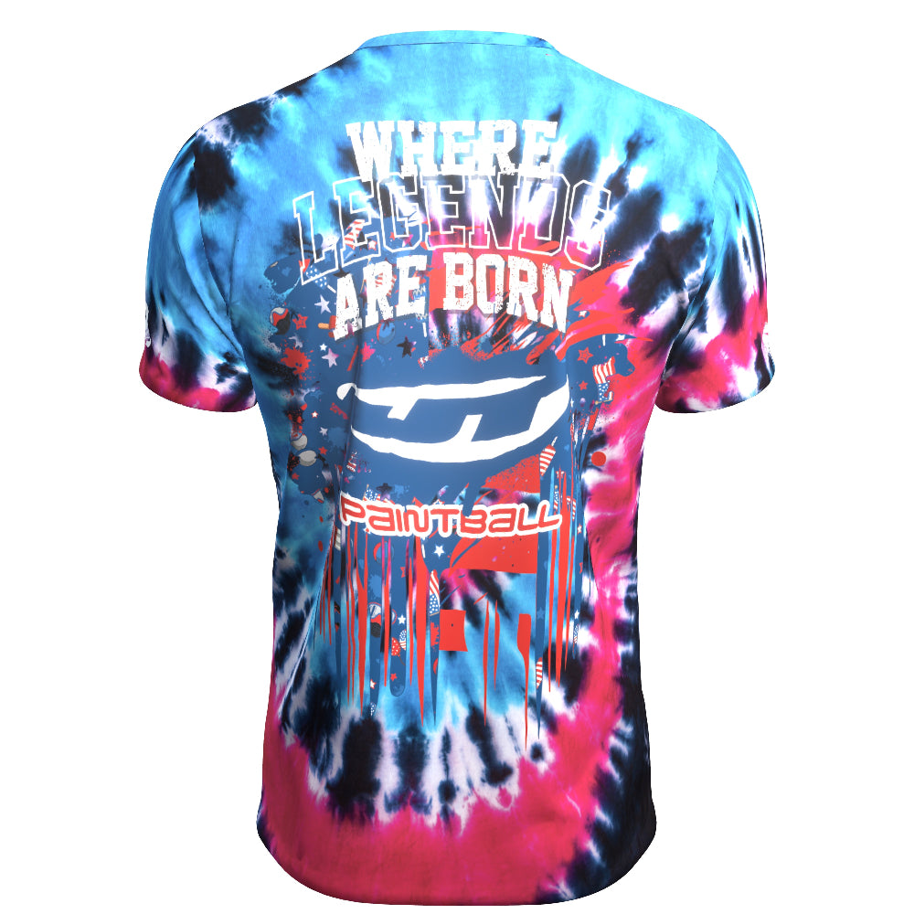 JT Stretch Air T-Shirt - Tie Dye - Eagle