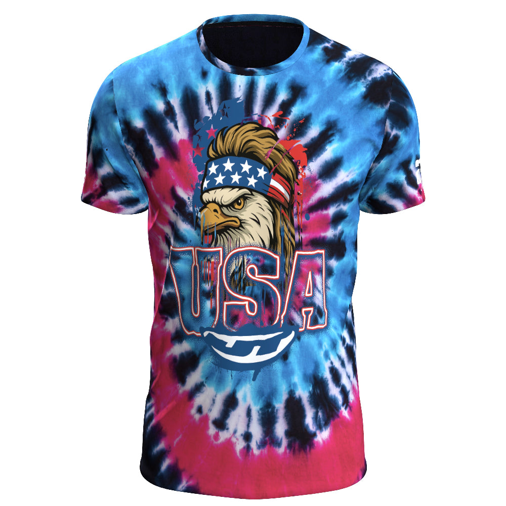JT Stretch Air T-Shirt - Tie Dye - Eagle