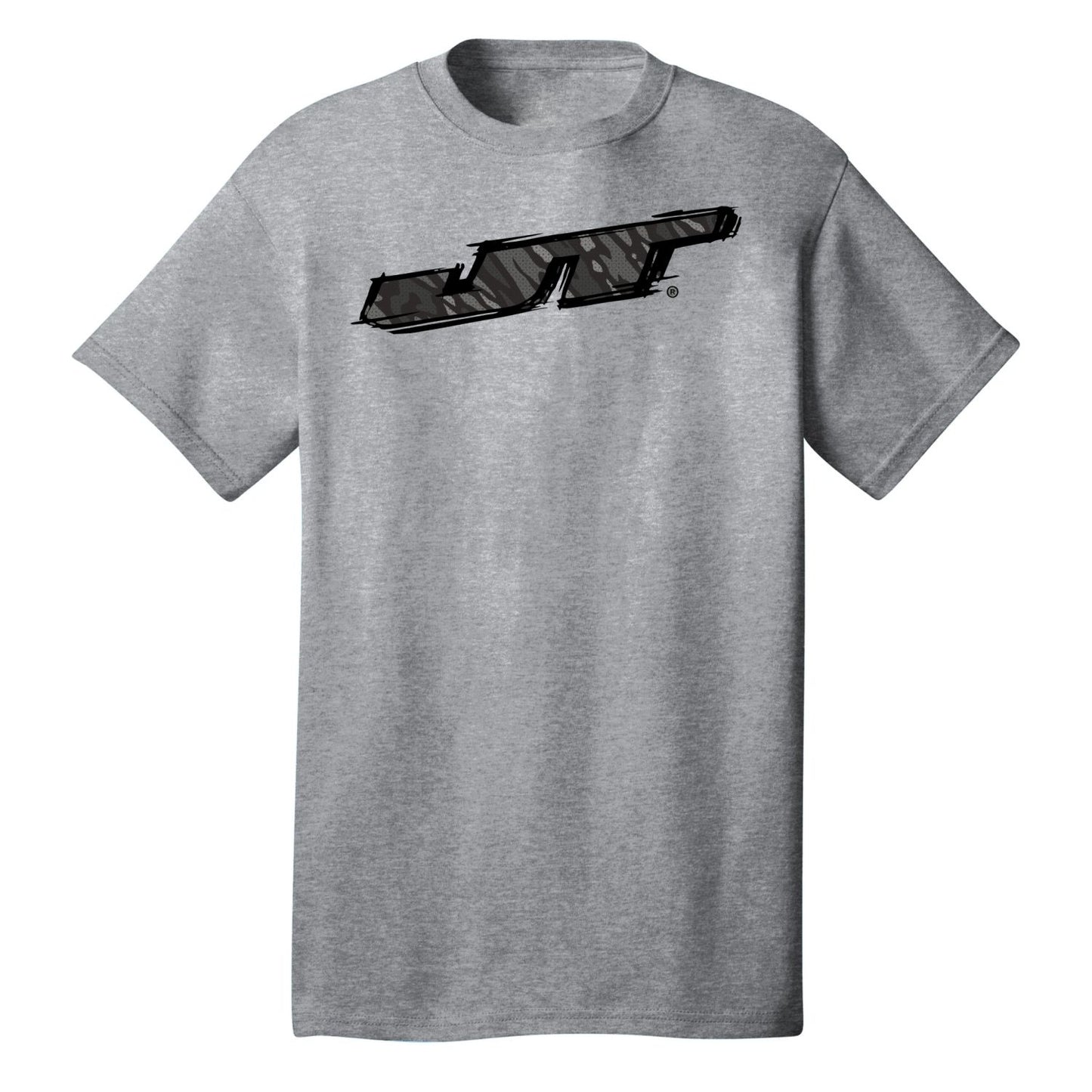 JT Grunge Logo T-shirt - Grey