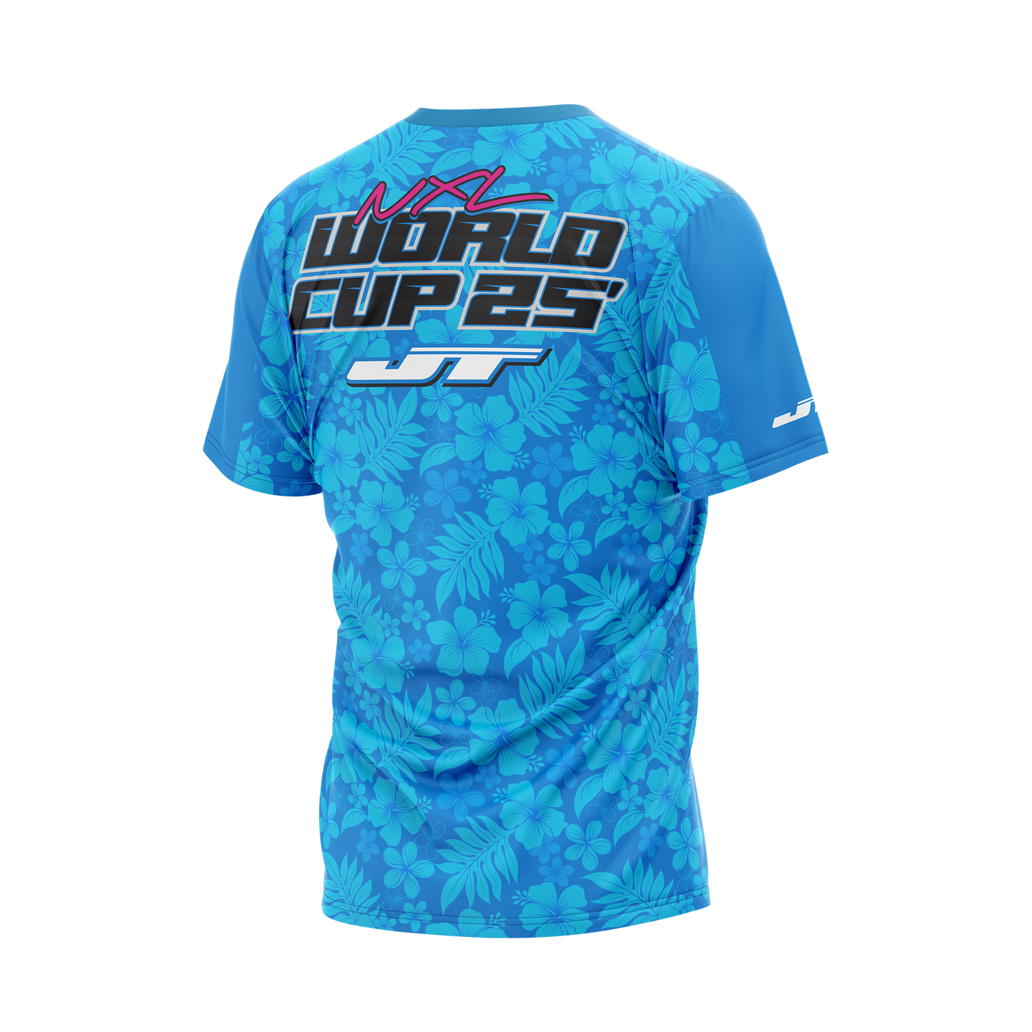 JT Stretch Air T-Shirt - Mickey Flex - Floral Blue