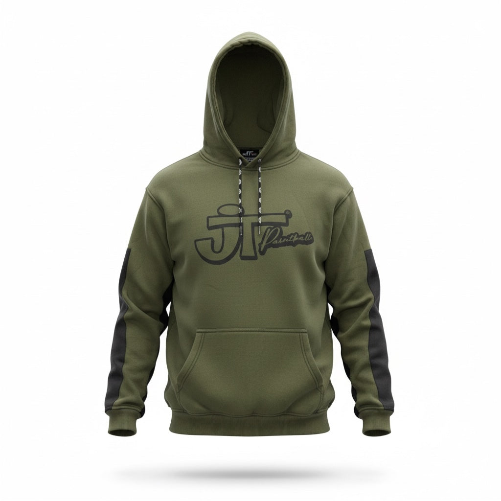 JT Grind Playing Hoodie - Olive Green
