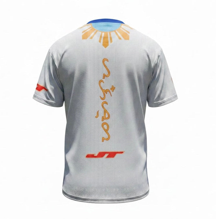 JT Stretchy Soft T Shirt  - Team Philippines Lt Grey