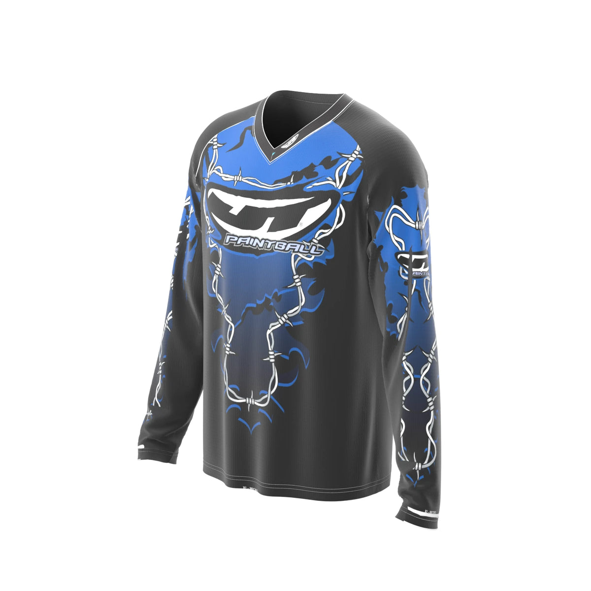 JT OC Jersey Barbwire Semi Blue — three_quarter
