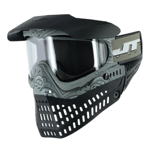 JT Bandana Series Proflex Paintball Mask - Gray w/ Clear Thermal Lens