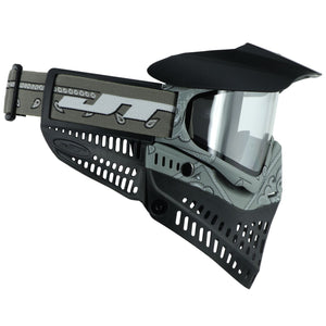 JT Bandana Series Proflex Paintball Mask - Gray w/ Clear Thermal Lens